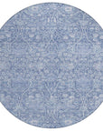 LOOMLAN Rugs Mila Blue Washable Indoor-Outdoor Rug
