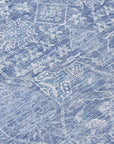 LOOMLAN Rugs Mila Blue Washable Indoor-Outdoor Rug