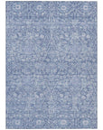 LOOMLAN Rugs Mila Blue Washable Indoor-Outdoor Rug