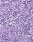LOOMLAN Rugs Mila Purple Washable Indoor-Outdoor Rug