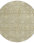 LOOMLAN Rugs Mila Taupe Washable Indoor-Outdoor Rug