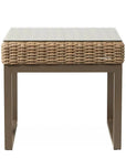 Lloyd Flanders Milan 25" Square End Table Premium Wicker Furniture