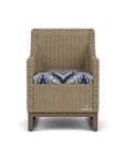 Lloyd Flanders Milan Dining Armchair Premium Wicker Furniture Made USA