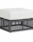 Milano Sunbrella Rectangular Outdoor Ottoman - LOOMLAN - Sunset West - Outdoor Ottomans