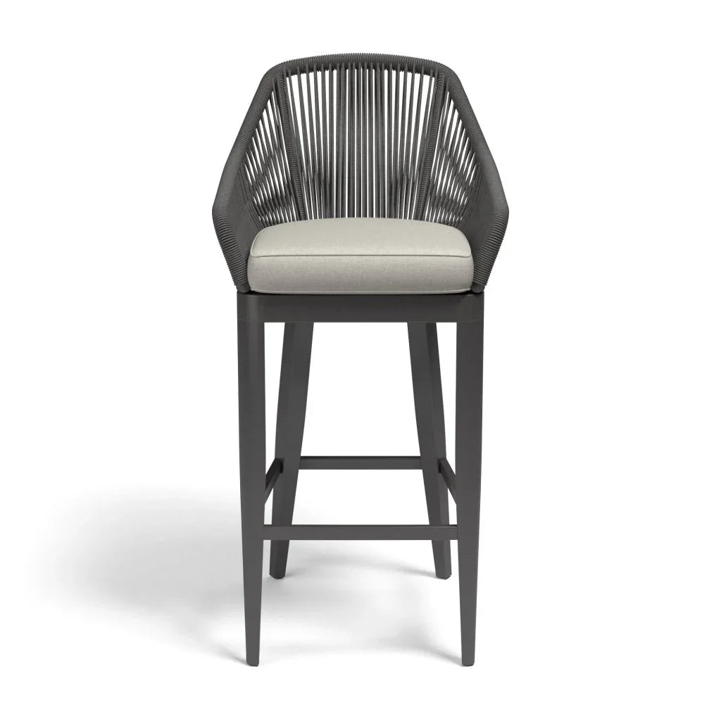 Milano Weatherproof Outdoor Bar Stool - LOOMLAN - Sunset West - Outdoor Bar Stools