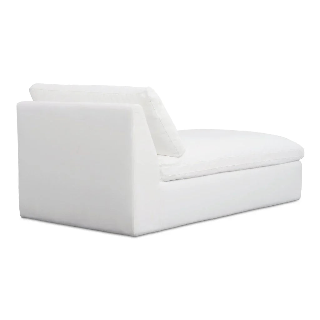 Miles Olefin Fabric Outdoor Chaise - LOOMLAN - Moe's Home - Outdoor Chaises