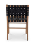 Moe's Home Mira Black Solid Teak Frame Outdoor Dining Chair