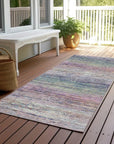 LOOMLAN Rugs Mirae Pink Washable Indoor-Outdoor Rug