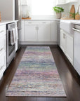 LOOMLAN Rugs Mirae Pink Washable Indoor-Outdoor Rug