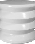 Seasonal Living Mirage Accent Table - White Outdoor End Table