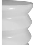 Seasonal Living Mirage Accent Table - White Outdoor End Table