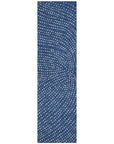 LOOMLAN Rugs Mirelia Blue Washable Indoor-Outdoor Rug