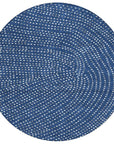 LOOMLAN Rugs Mirelia Blue Washable Indoor-Outdoor Rug