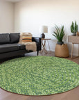 LOOMLAN Rugs Mirelia Green Washable Indoor-Outdoor Rug