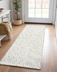 LOOMLAN Rugs Mirelia Ivory Washable Indoor-Outdoor Rug