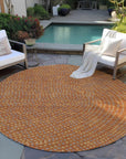 LOOMLAN Rugs Mirelia Paprika Washable Indoor-Outdoor Rug