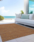 LOOMLAN Rugs Mirelia Paprika Washable Indoor-Outdoor Rug