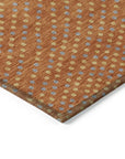 LOOMLAN Rugs Mirelia Paprika Washable Indoor-Outdoor Rug