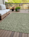 LOOMLAN Rugs Mirelia Sage Washable Indoor-Outdoor Rug