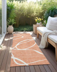 LOOMLAN Rugs Mirelle Salmon Washable Indoor-Outdoor Rug