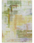 LOOMLAN Rugs Mireya Green Washable Indoor-Outdoor Rug