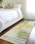 LOOMLAN Rugs Mireya Green Washable Indoor-Outdoor Rug