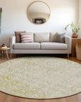 LOOMLAN Rugs Monavia Gold Washable Indoor-Outdoor Rug