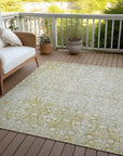 LOOMLAN Rugs Monavia Gold Washable Indoor-Outdoor Rug