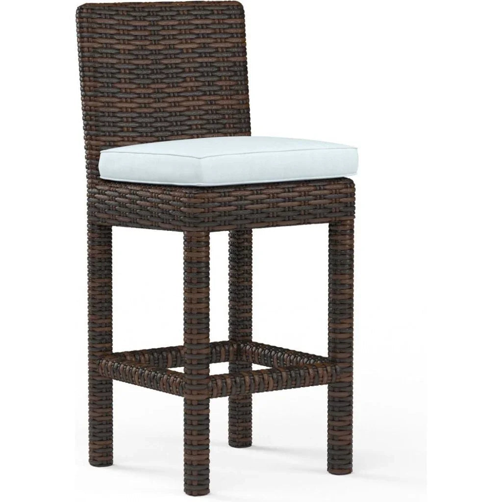 Montecito Sunbrella Outdoor Barstool - LOOMLAN - Sunset West - Outdoor Bar Stools
