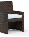Montecito Sunbrella Outdoor Dining Chair 2PC - LOOMLAN - Sunset West - Outdoor Dining Chairs