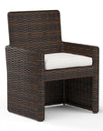 Montecito Sunbrella Outdoor Dining Chair 2PC - LOOMLAN - Sunset West - Outdoor Dining Chairs