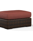 Montecito Sunbrella Outdoor Ottoman - LOOMLAN - Sunset West - Outdoor Ottomans