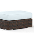 Montecito Sunbrella Outdoor Ottoman - LOOMLAN - Sunset West - Outdoor Ottomans