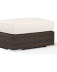Montecito Sunbrella Outdoor Ottoman - LOOMLAN - Sunset West - Outdoor Ottomans