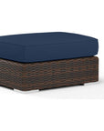 Montecito Sunbrella Outdoor Ottoman - LOOMLAN - Sunset West - Outdoor Ottomans