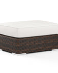 Montecito Sunbrella Outdoor Ottoman - LOOMLAN - Sunset West - Outdoor Ottomans