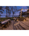 Monterey Aluminum Round Outdoor Dining Table - LOOMLAN - Sunset West - Outdoor Dining Tables