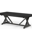 Monterey Aluminum Round Outdoor Dining Table - LOOMLAN - Sunset West - Outdoor Dining Tables