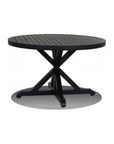 Monterey Aluminum Round Outdoor Dining Table - LOOMLAN - Sunset West - Outdoor Dining Tables