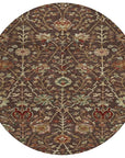 LOOMLAN Rugs Muse Brown Washable Indoor-Outdoor Rug
