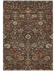 LOOMLAN Rugs Muse Brown Washable Indoor-Outdoor Rug