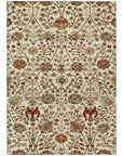 LOOMLAN Rugs Muse Ivory Washable Indoor-Outdoor Rug