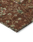 LOOMLAN Rugs Muse Orange Washable Indoor-Outdoor Rug