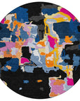 LOOMLAN Rugs Mysa Black Washable Indoor-Outdoor Rug