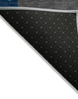 LOOMLAN Rugs Mysa Charcoal Washable Indoor-Outdoor Rug