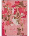LOOMLAN Rugs Mysa Orange Washable Indoor-Outdoor Rug