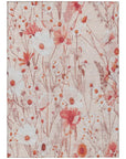 LOOMLAN Rugs Nafeza Orange Washable Indoor-Outdoor Rug