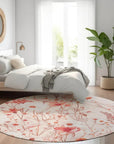 LOOMLAN Rugs Nafeza Orange Washable Indoor-Outdoor Rug