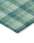 LOOMLAN Rugs Nahlia Blue Washable Indoor-Outdoor Rug