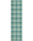 LOOMLAN Rugs Nahlia Blue Washable Indoor-Outdoor Rug